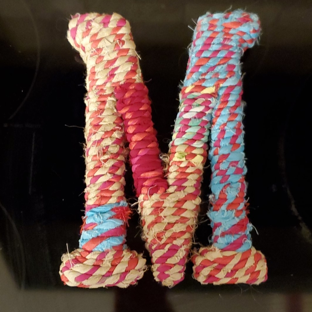 Initial wall art letter "M"